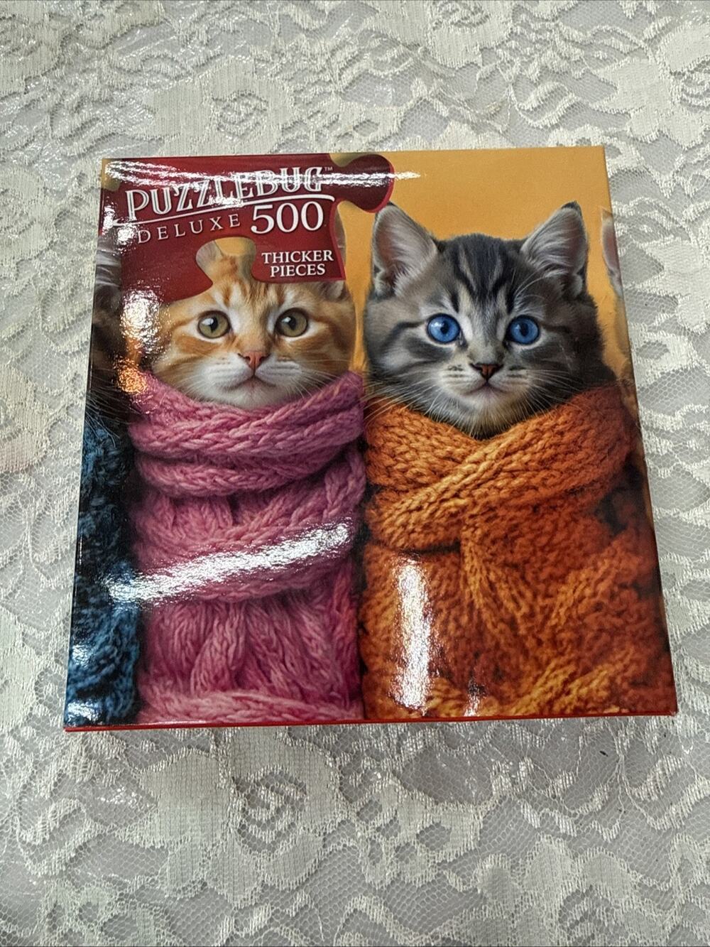 New Kittens Cats “Purritos” 500 Piece Puzzle Puzzlebug 20” x 12”